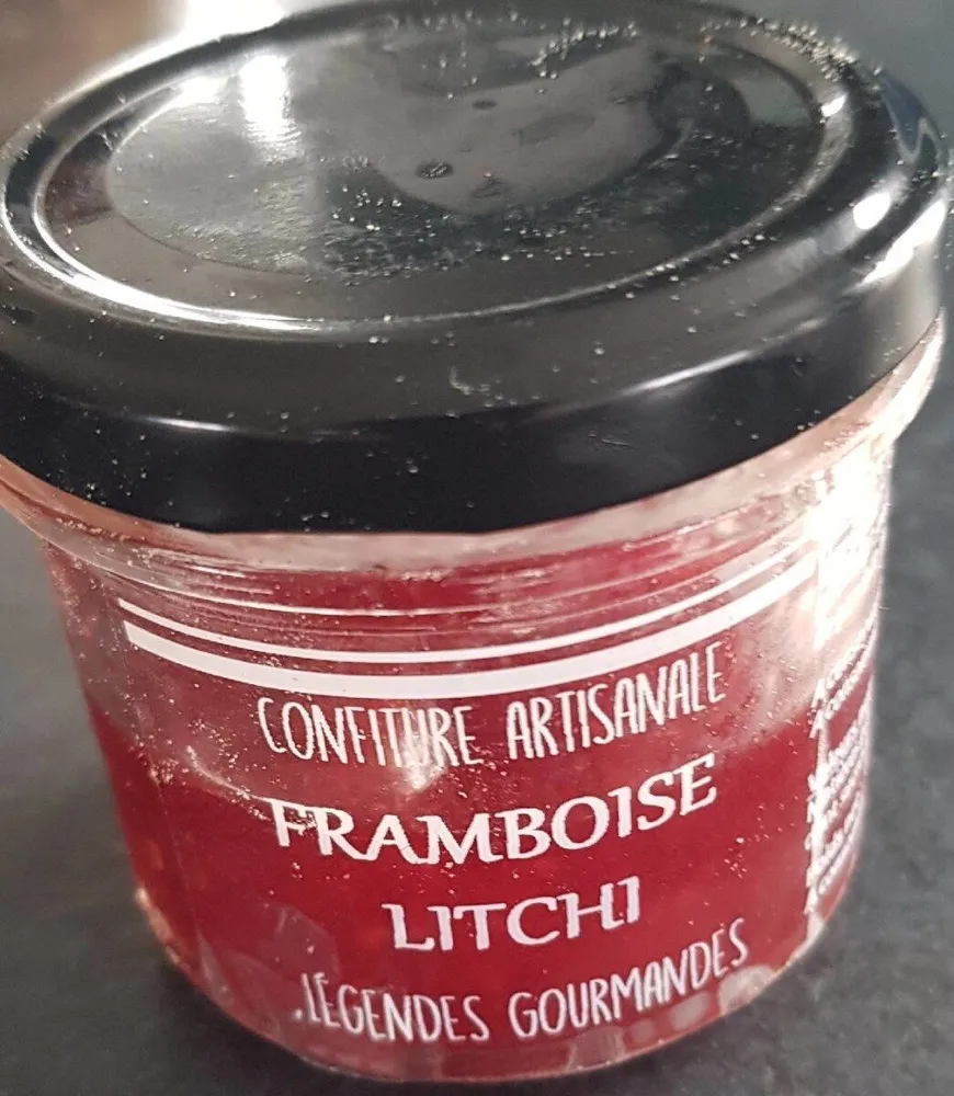 Confiture framboise litchi