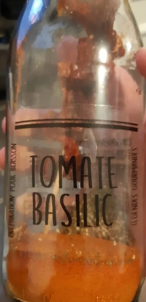 Préparation pour boisson tomate basilic