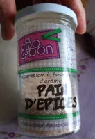 Préparation à base de sucre, d'ârome pain d'épices