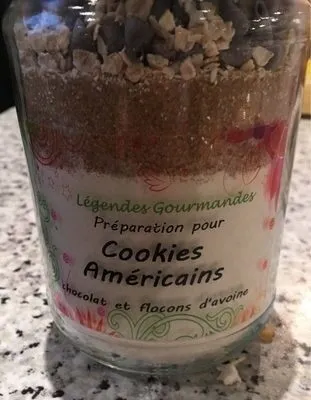 Préparation pour cookies ameriacains chocolat et flocons d'avoine