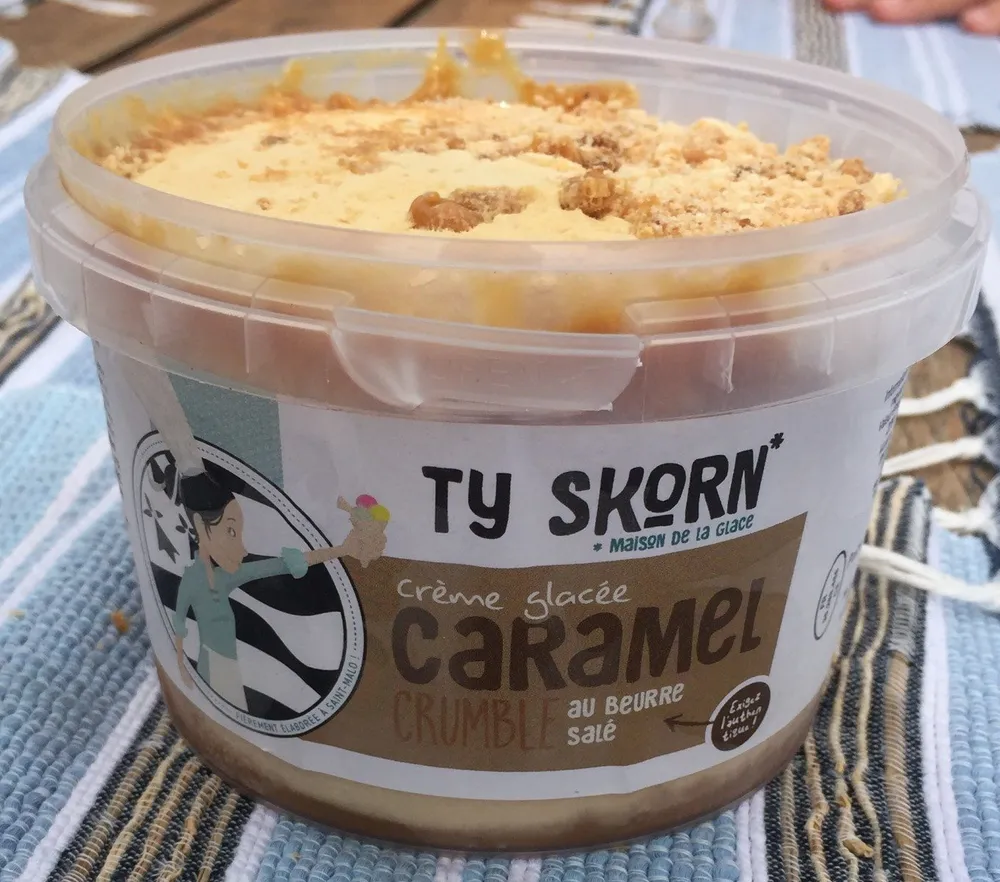 Creme glacee caramel