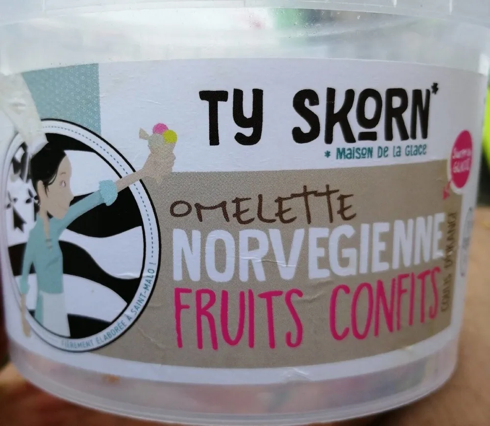 Omelette norvégienne fruit confits