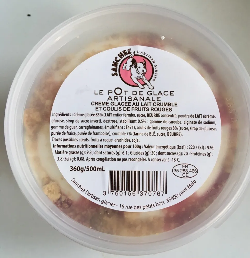 Le pot de glace artisanal