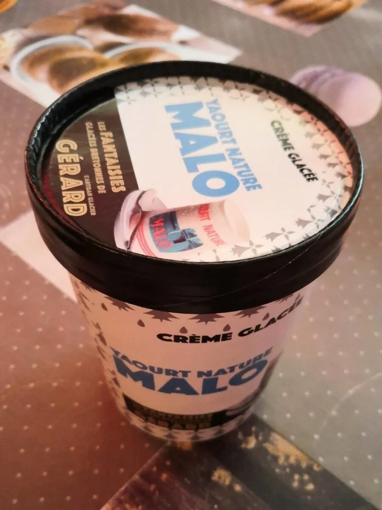Crème glacée yaourt nature
