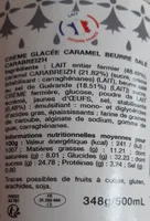 Creme glacée caramel au beurre salé
