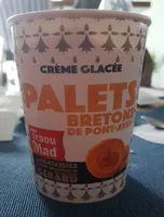 Crème glacée aux palets Bretons de Pont-Aven