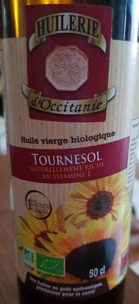 huile vierge biologique de tournesol