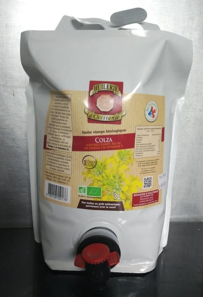 Huile vierge de Colza