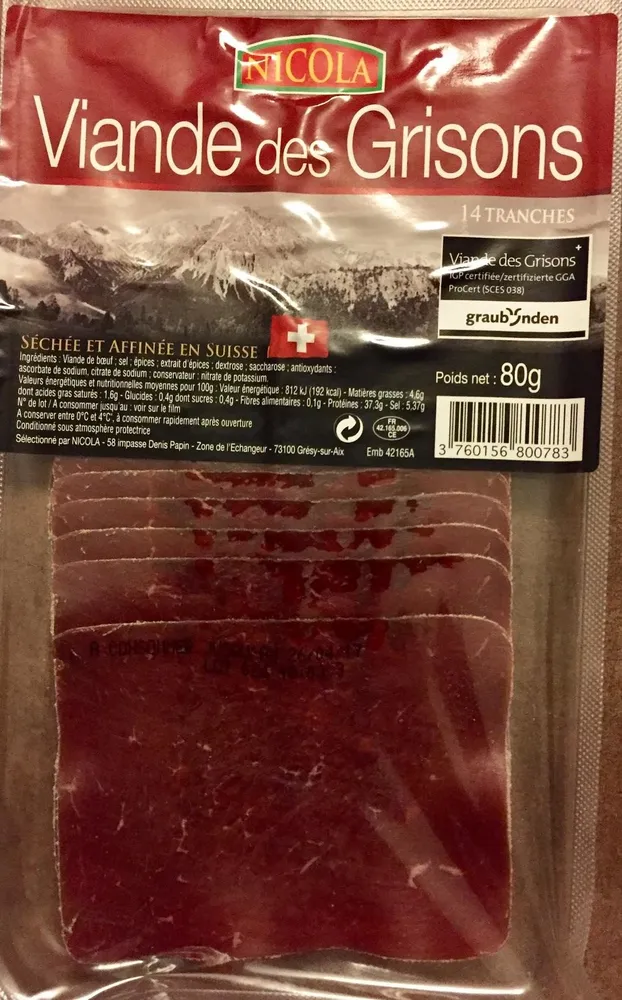 Viande des Grisons