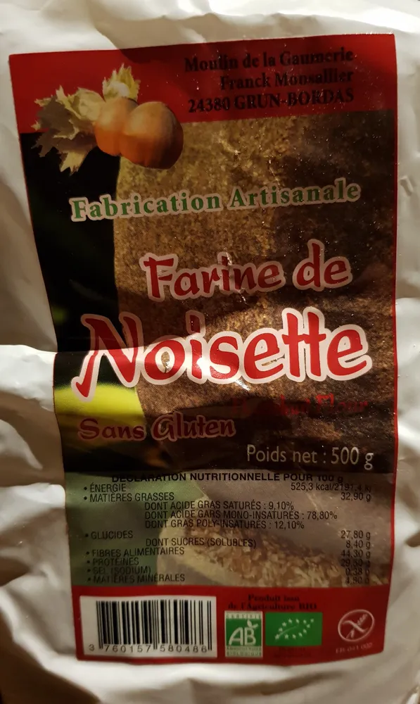 Farine Artisanale De Noisettes Bio Du Perigord ?
