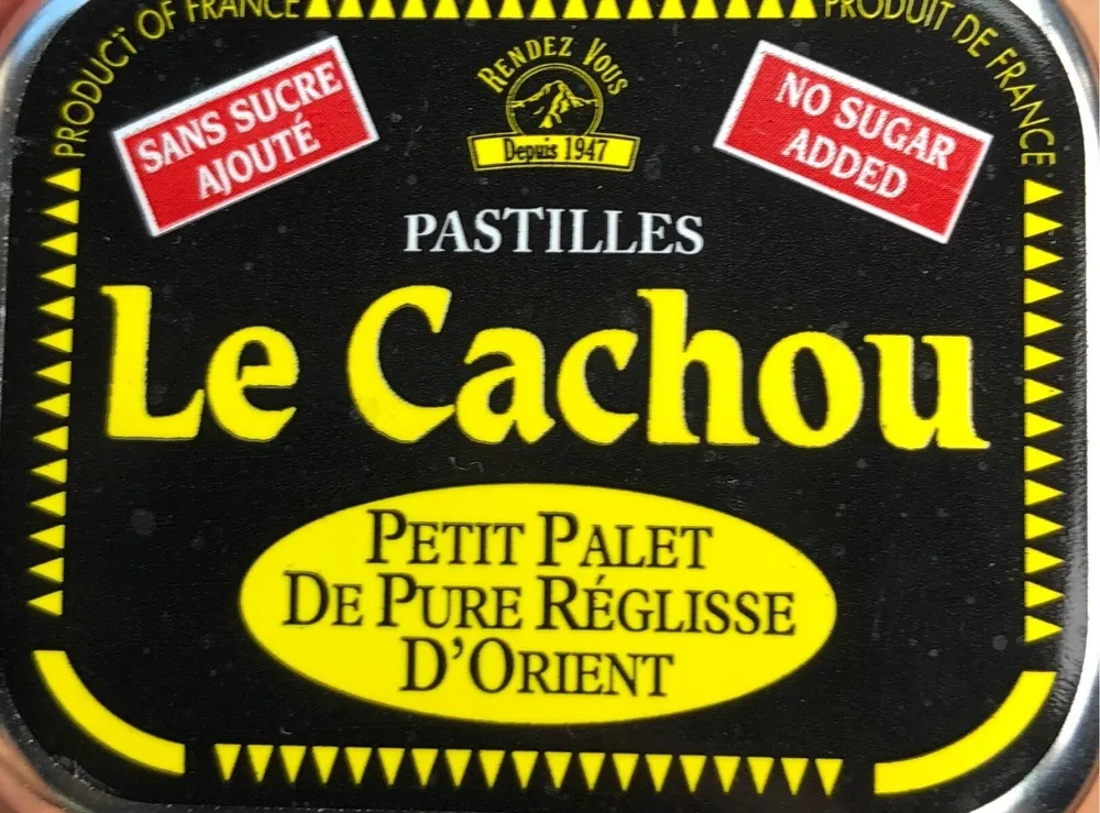 Le cachou pastilles