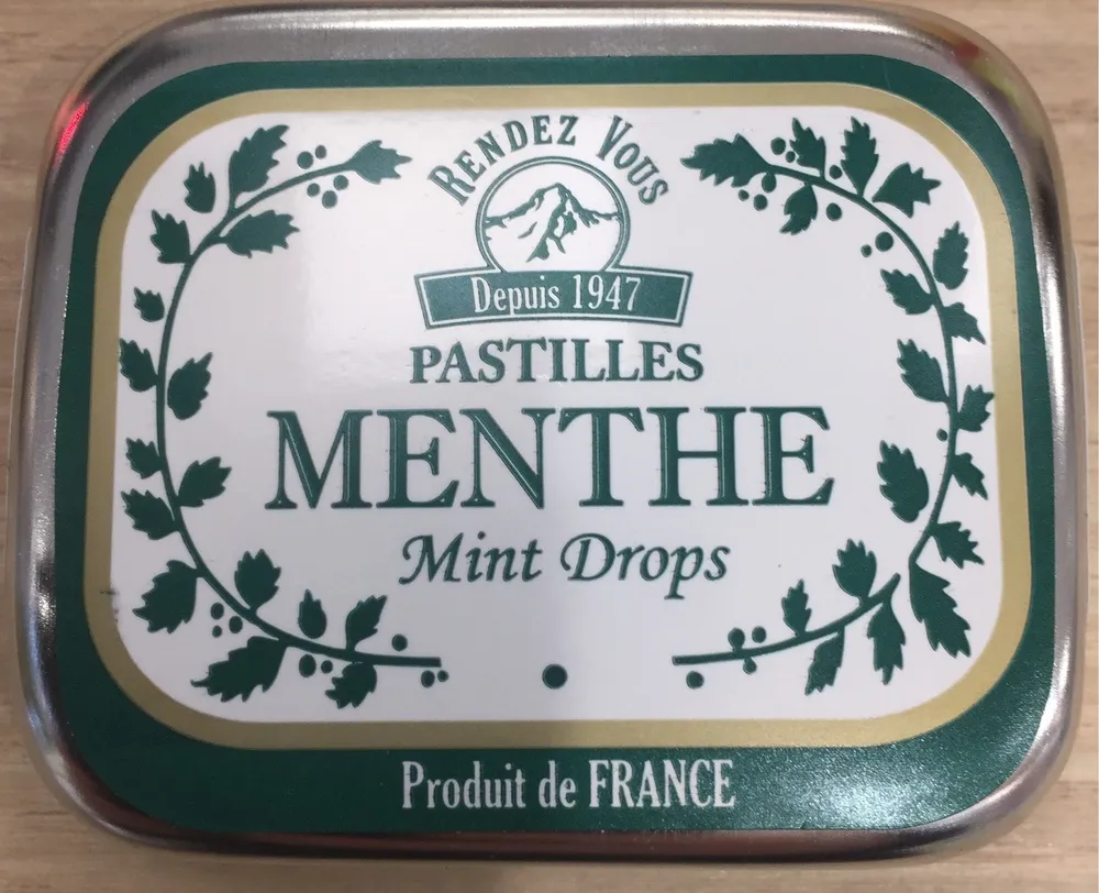 Confiserie Pastilles Menthe Mint Drops
