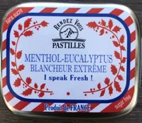 Pastille menthol-eucalyptus
