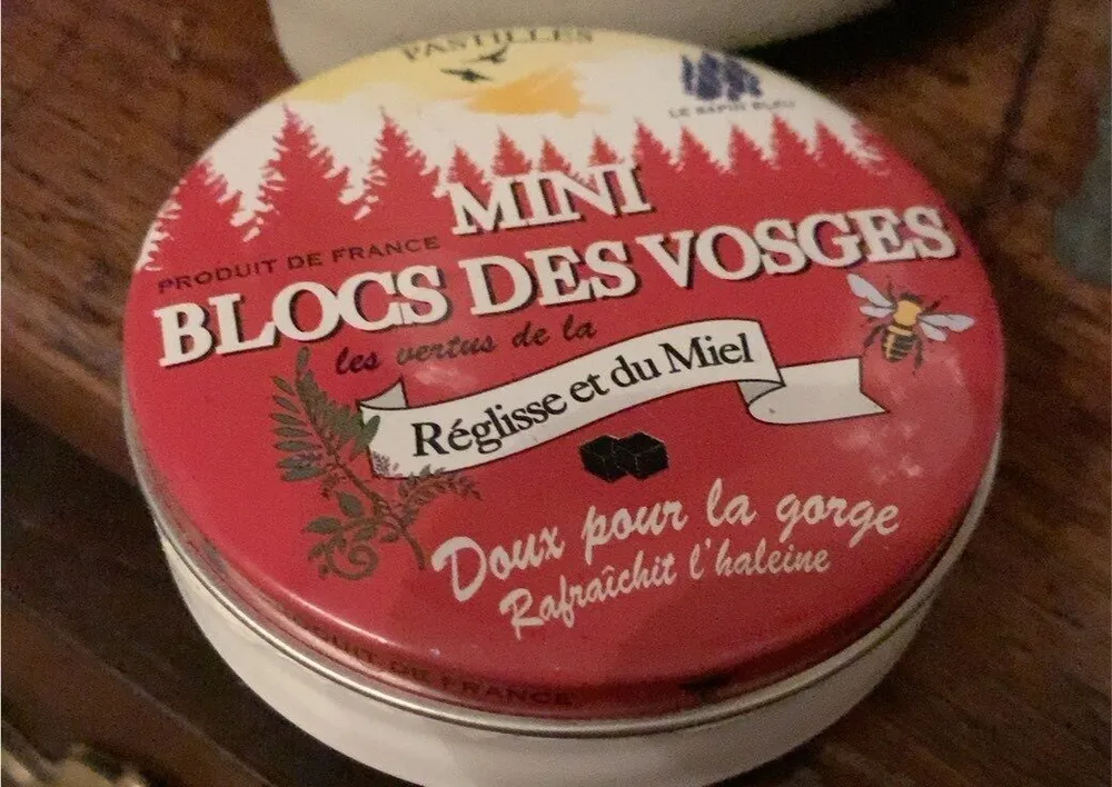 Mini blocs des vosges réglisses miel