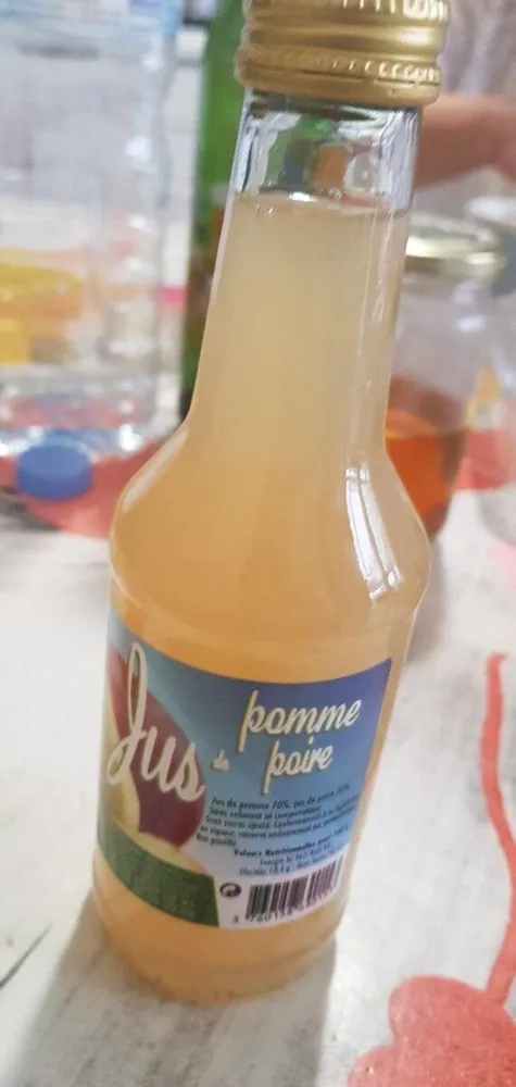 Jus de pomme poire