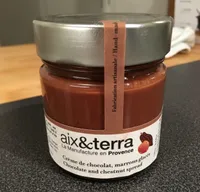 Creme de chocolat, marrons glacés