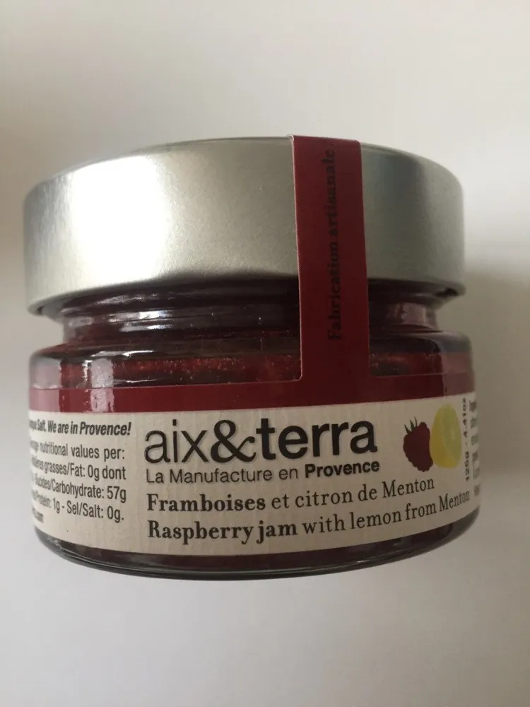 Framboise et citron de menton