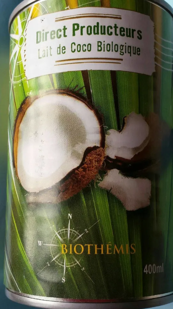 Lait de coco biologique