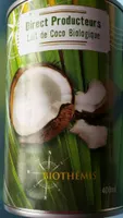 Lait de coco biologique