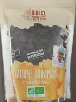 Raisins Thompson de la plaine de Manisa