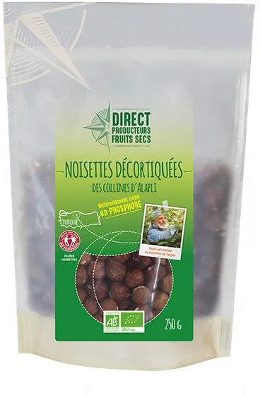 Noisettes décortiquées