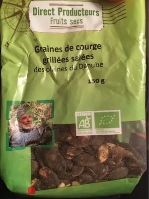 Graines de courge grillées salées