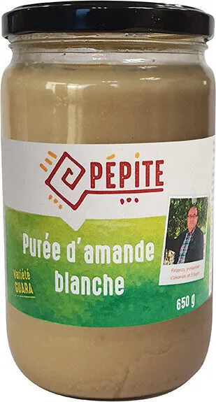 Purée d'amandes blanches