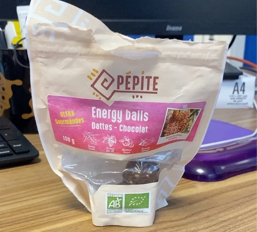 Energy balls Dattes - Chocolat