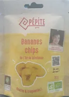 Bananes chips de lîle de mindanao