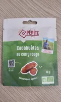 Cacahuètes au curry rouge