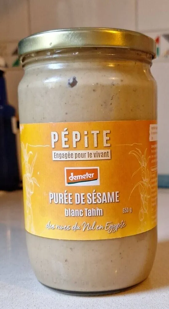 Purée de sésame blanc tahin