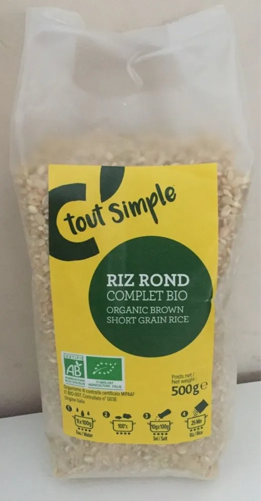 Riz rond complet bio