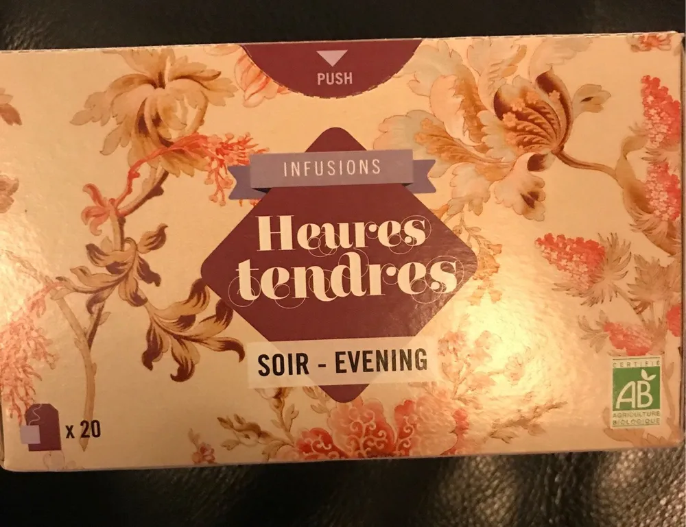 Infusions heures tendres soir