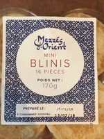 Mini blinis bio