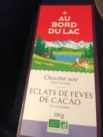 Chocolat noir Eclats de fèves de cacao