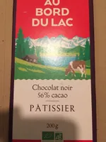 Chocolat noir 56% cacao PÂTISSIER 200G