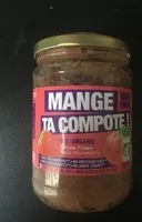 Compote Pomme fraise bio