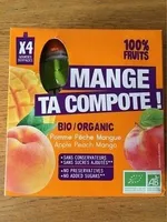 Compote Pomme Pêche Mangue