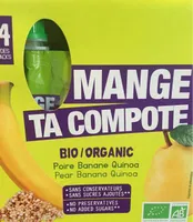 Compote poire banane quinoa