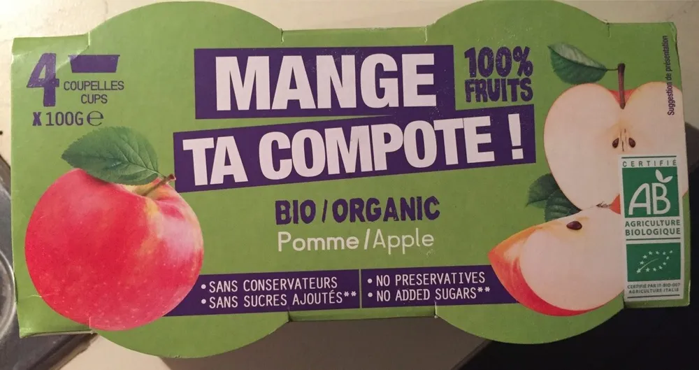 Compote pomme