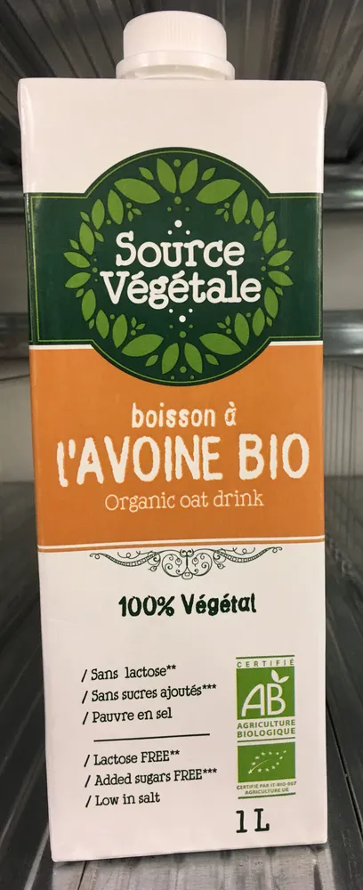 Boisson à l’Avoine Bio