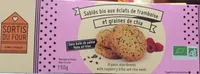 Sables bio aux eclats de framboise et graines de chia