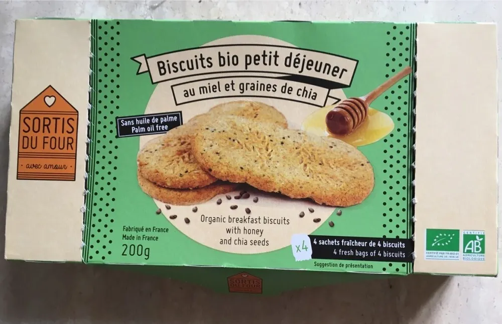 Biscuits bio petit dejeuner
