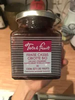 Fraise cassis griotte Bio