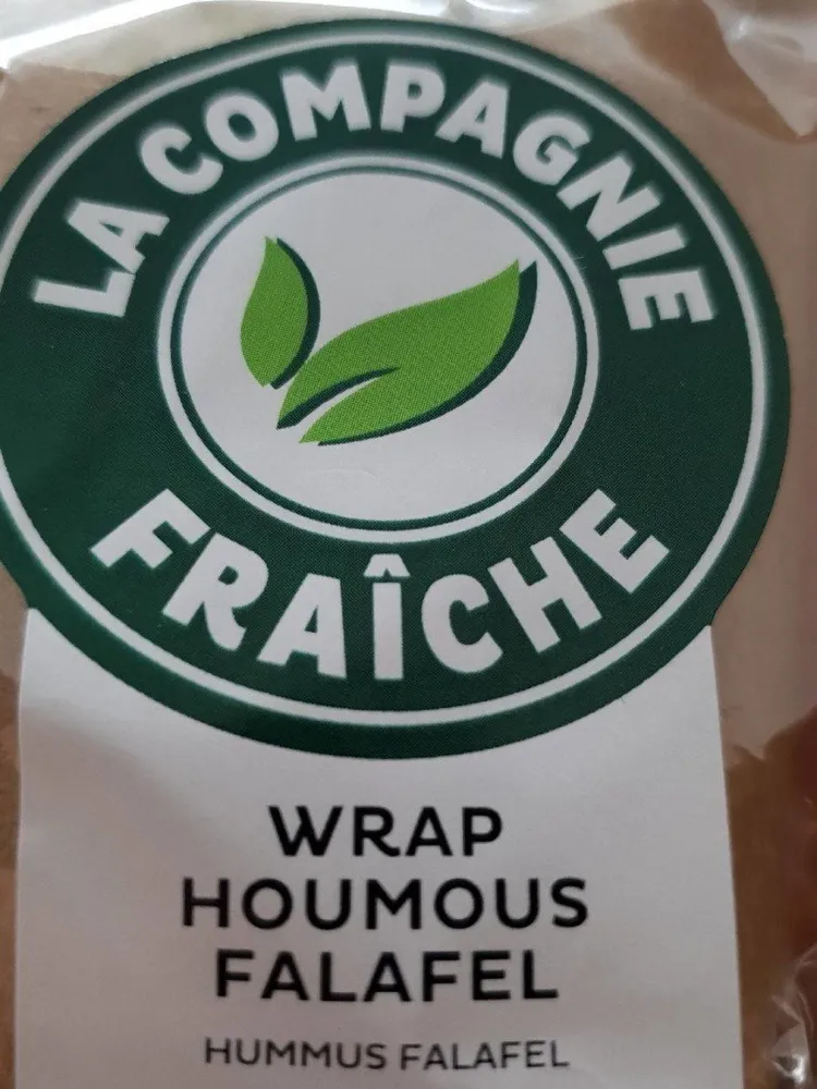 Wrap houmous falafel