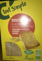 Biscottes farine de blé complet