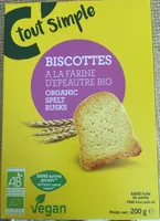 Biscottes à la farine d'épeautre bio