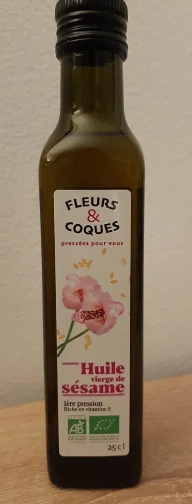 Huile vierge de sésame