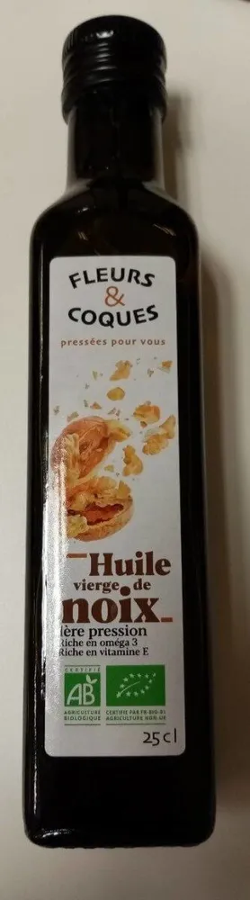 Huile vierge de noix bio