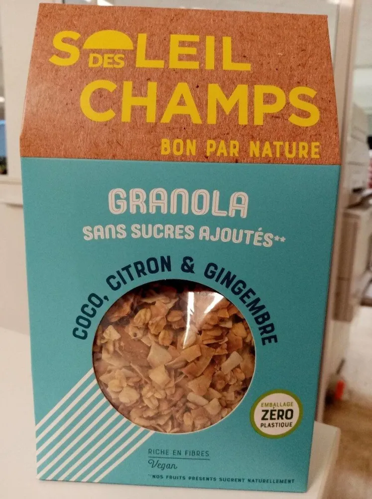 Granola coco citron gingembre